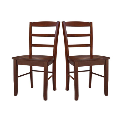 International Concepts - Madrid Ladderback Chair in Espresso Finish (Set of 2) - C581-2P veiw 11