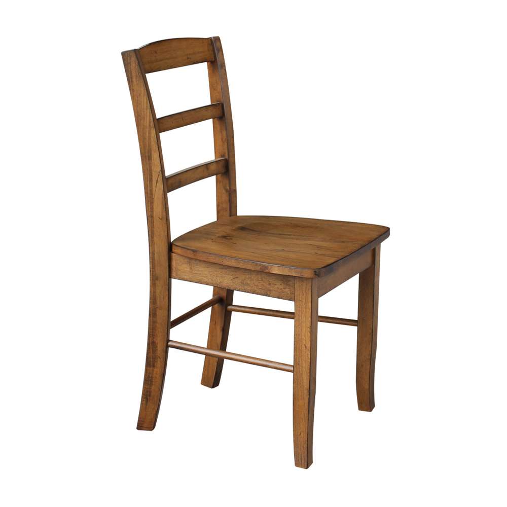 International Concepts - Madrid Ladderback Chair in Pecan Finish (Set of 2) - C59-2P veiw 10