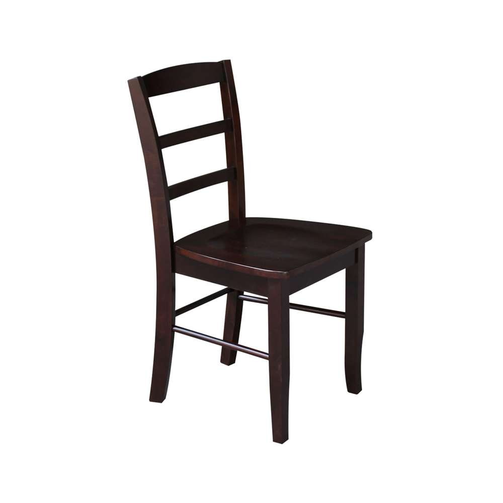 International Concepts - Madrid Ladderback Chair in Rich Mocha Finish (Set of 2) - C15-2P veiw 8