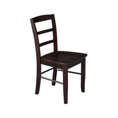 International Concepts - Madrid Ladderback Chair in Rich Mocha Finish (Set of 2) - C15-2P veiw 8