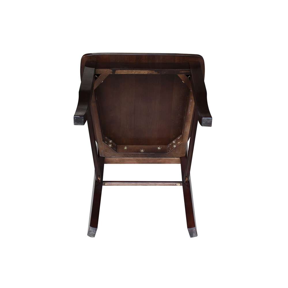 International Concepts - Madrid Ladderback Chair in Rich Mocha Finish (Set of 2) - C15-2P veiw 10