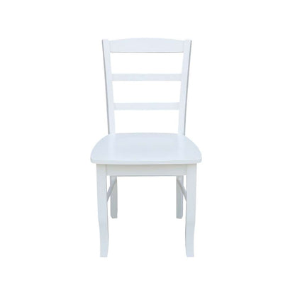 International Concepts - Madrid Ladderback Chair in White Finish (Set of 2) - C08-2P veiw 6