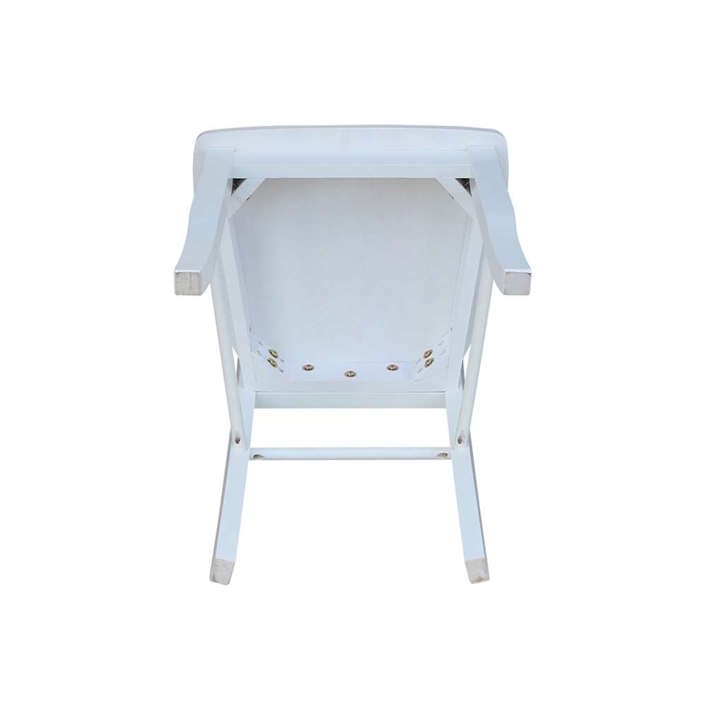 International Concepts - Madrid Ladderback Chair in White Finish (Set of 2) - C08-2P veiw 10