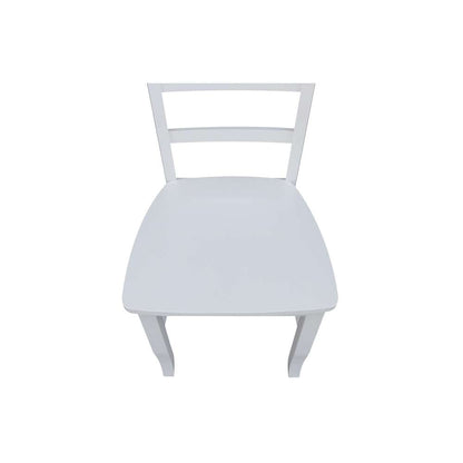 International Concepts - Madrid Ladderback Chair in White Finish (Set of 2) - C08-2P veiw 11
