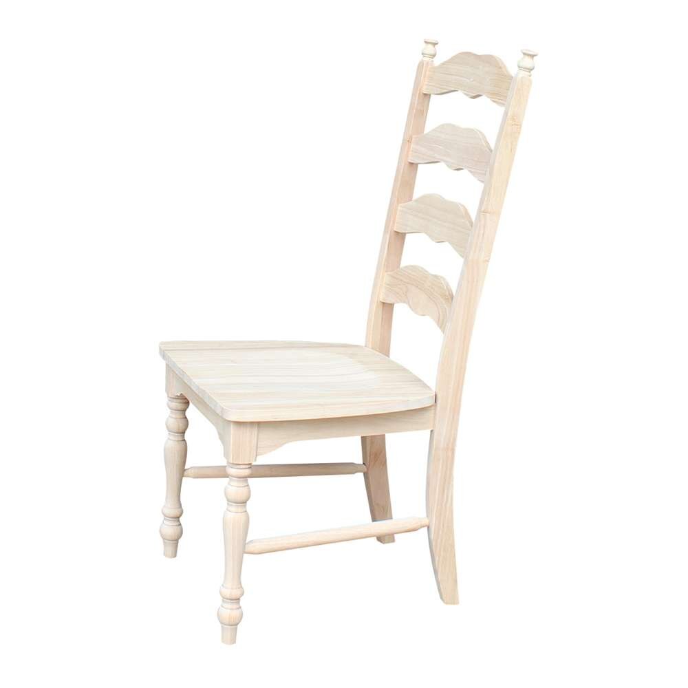International Concepts - Maine Ladderback Chair (Set of 2) - C-2170P veiw 6