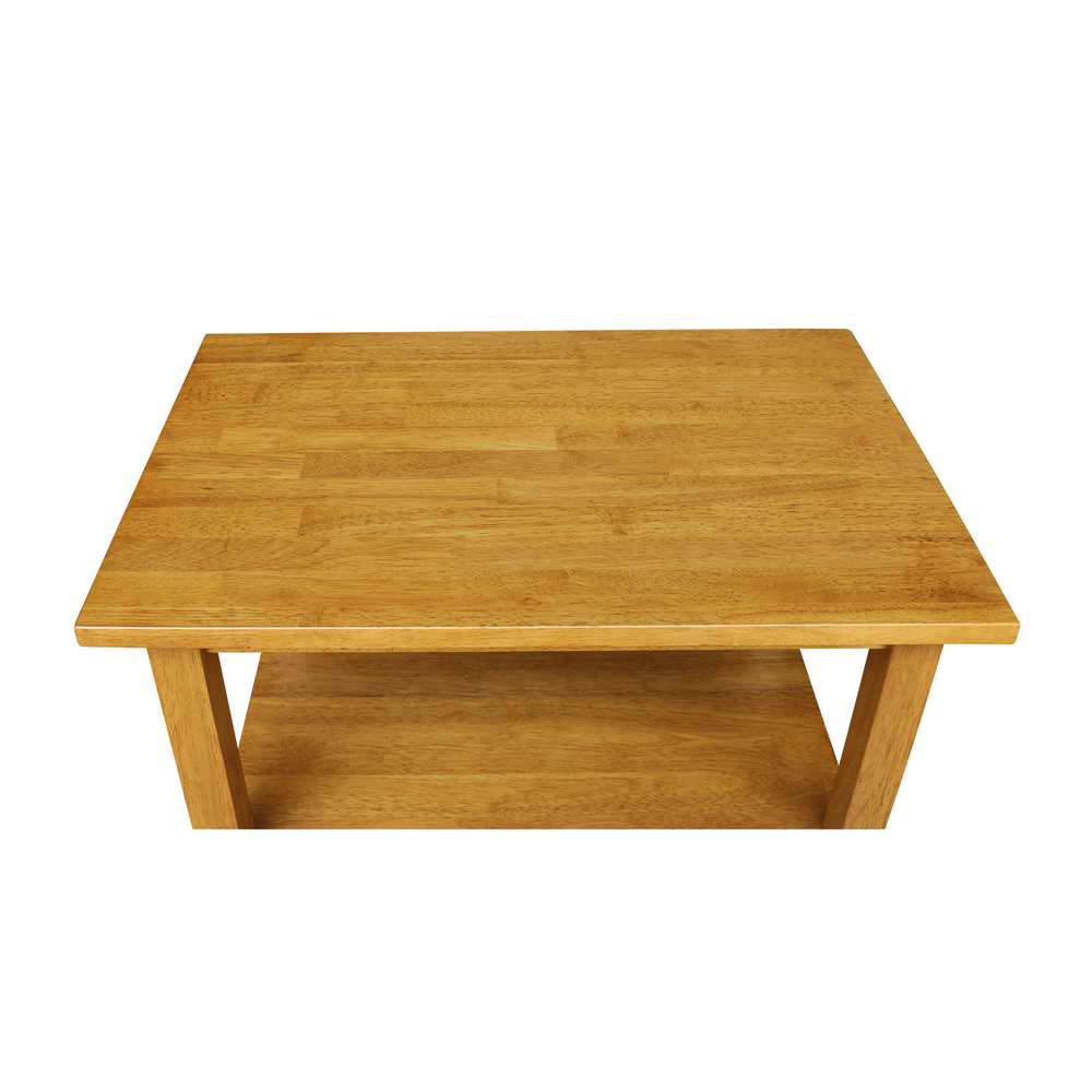 International Concepts - Microwave Cart in Medium Oak Finish - WC04-185 veiw 2