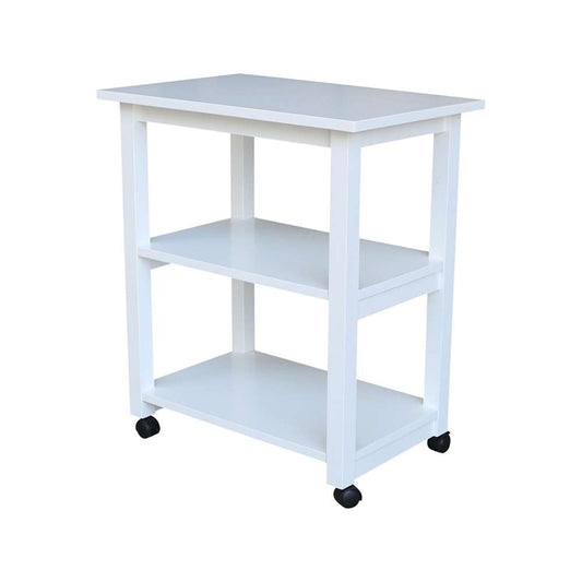 International Concepts - Microwave Cart in White Finish - WC08-185 veiw 1