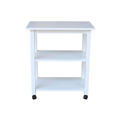 International Concepts - Microwave Cart in White Finish - WC08-185 veiw 5