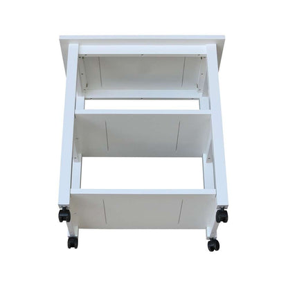 International Concepts - Microwave Cart in White Finish - WC08-185 veiw 8