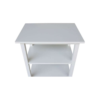 International Concepts - Microwave Cart in White Finish - WC08-185 veiw 9