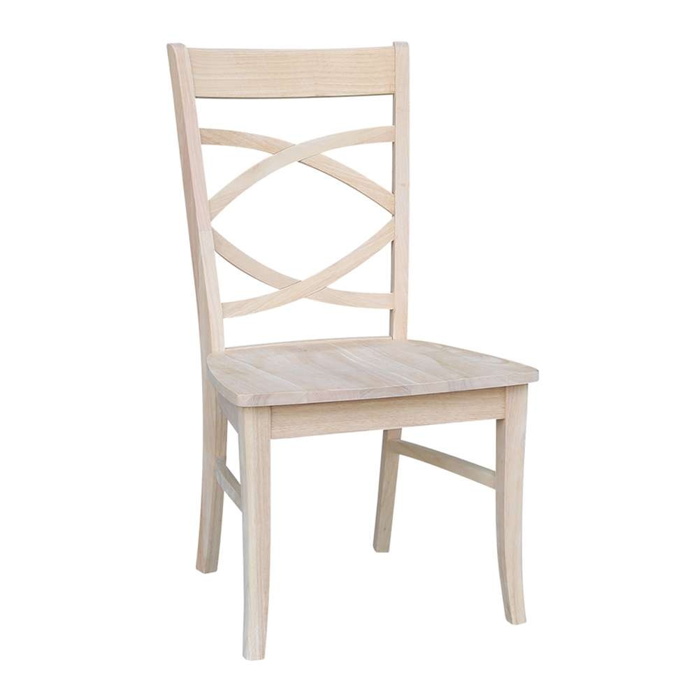 International Concepts - Milano Chair with Wood Seat (Set of 2) - C-316P veiw 4