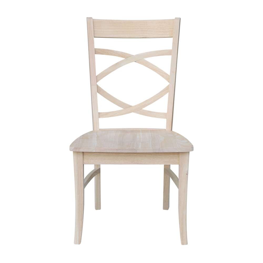International Concepts - Milano Chair with Wood Seat (Set of 2) - C-316P veiw 6