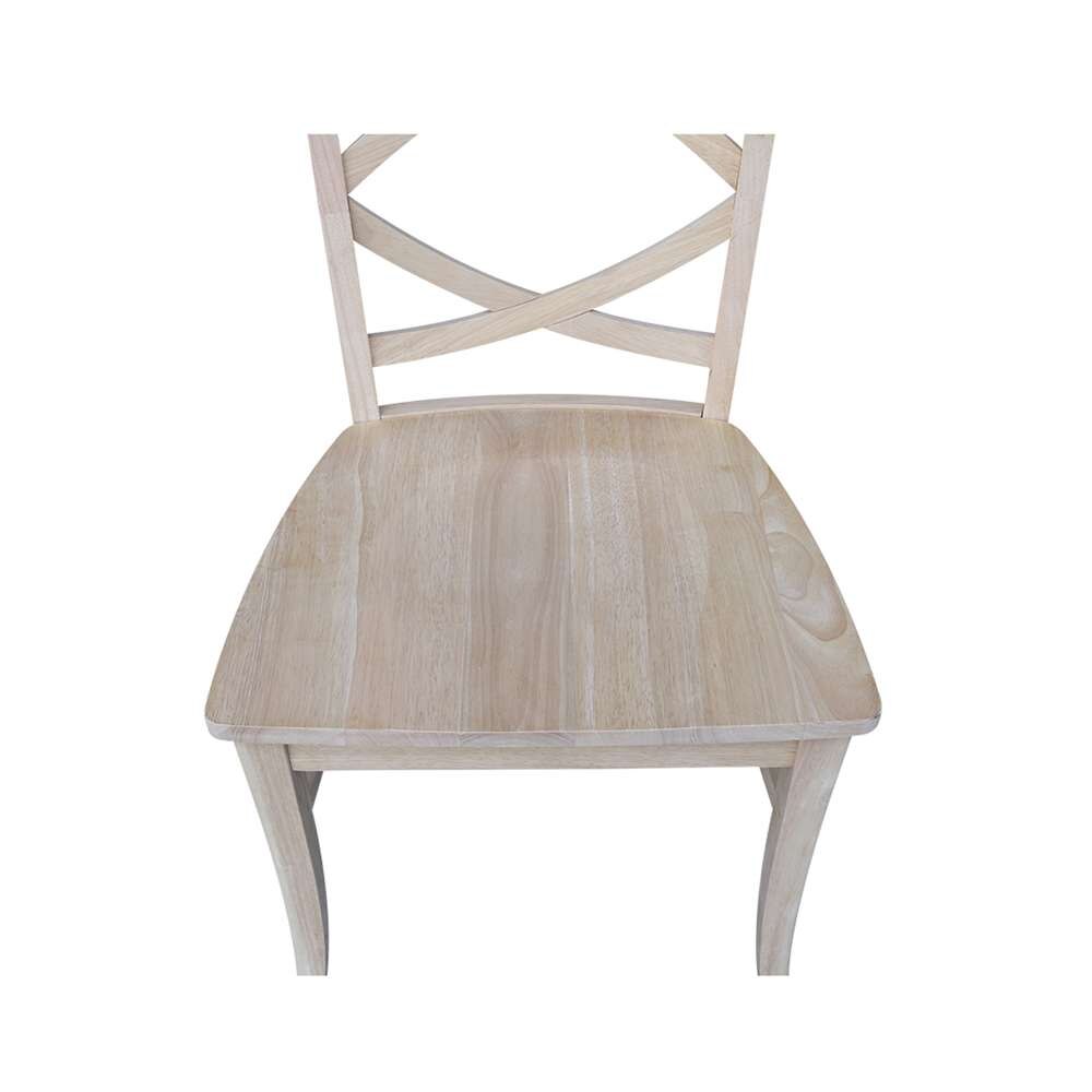 International Concepts - Milano Chair with Wood Seat (Set of 2) - C-316P veiw 9