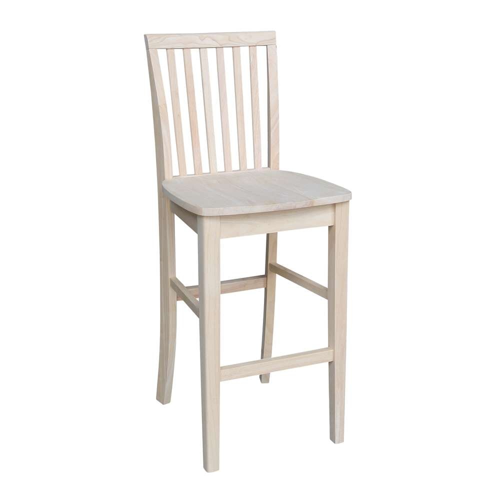 International Concepts - Mission Bar Height Stool - 30inSH  - 265-30 veiw 4