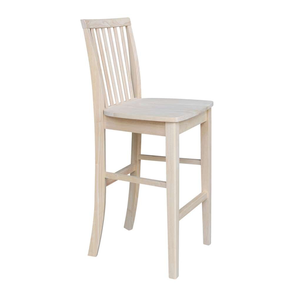 International Concepts - Mission Bar Height Stool - 30inSH  - 265-30 veiw 7