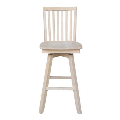 International Concepts - Mission Bar Height Stool - 30inSH  - S-263SW veiw 6