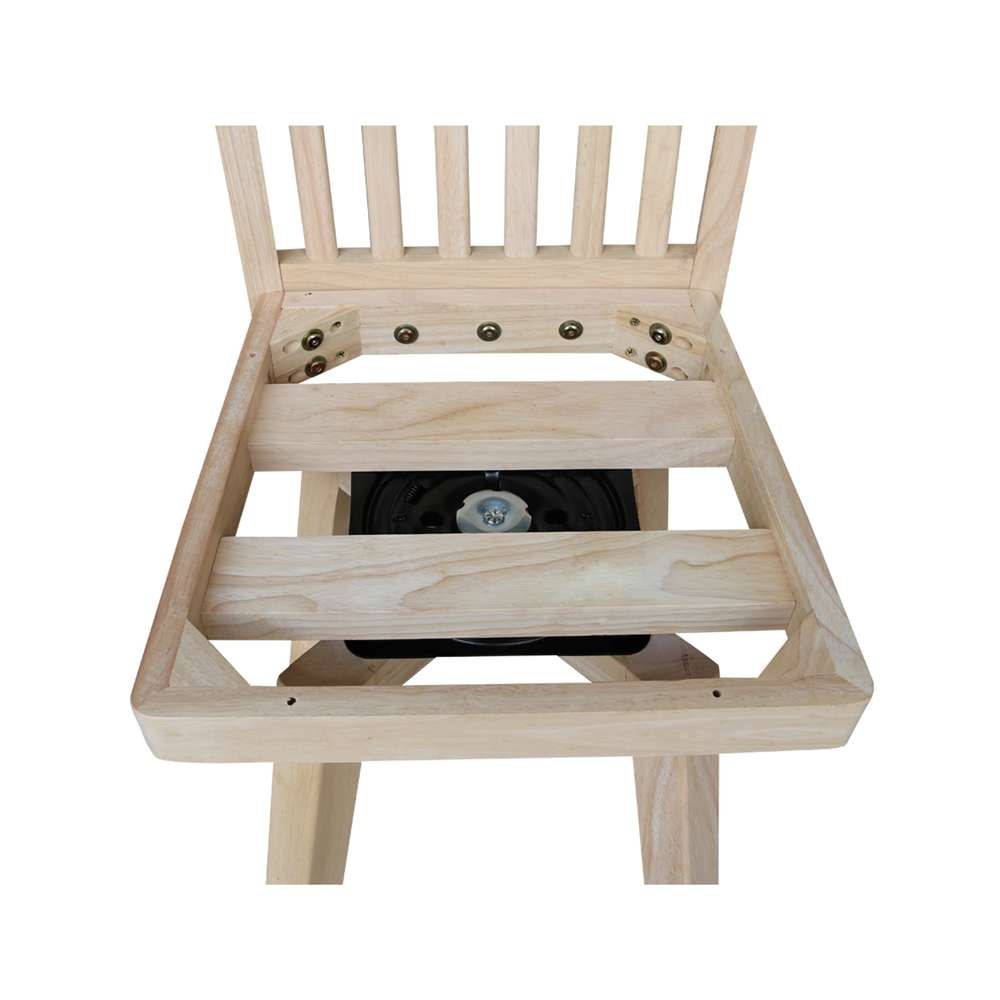 International Concepts - Mission Bar Height Stool - 30inSH  - S-263SW veiw 7