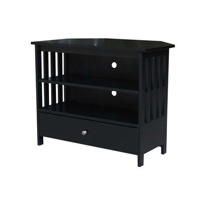 International Concepts - Mission Corner Tv Stand in Black Finish - TV46-27 veiw 1