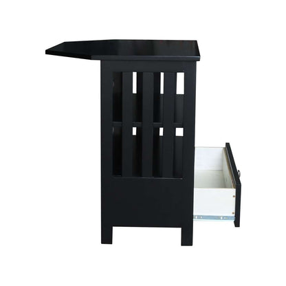 International Concepts - Mission Corner Tv Stand in Black Finish - TV46-27 veiw 3