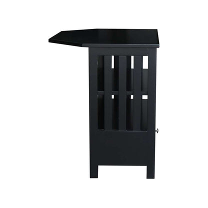 International Concepts - Mission Corner Tv Stand in Black Finish - TV46-27 veiw 4