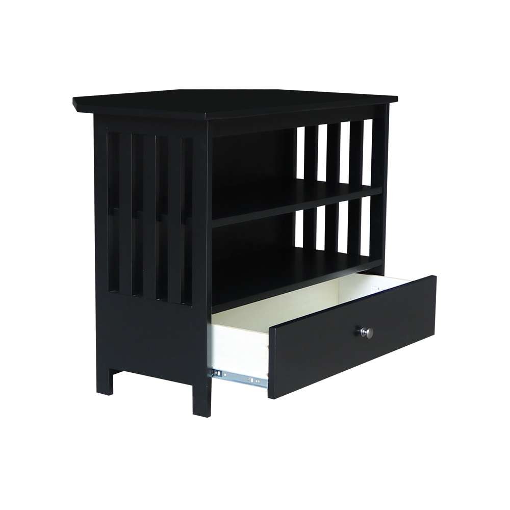 International Concepts - Mission Corner Tv Stand in Black Finish - TV46-27 veiw 5