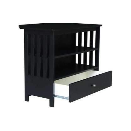 International Concepts - Mission Corner Tv Stand in Black Finish - TV46-27 veiw 5