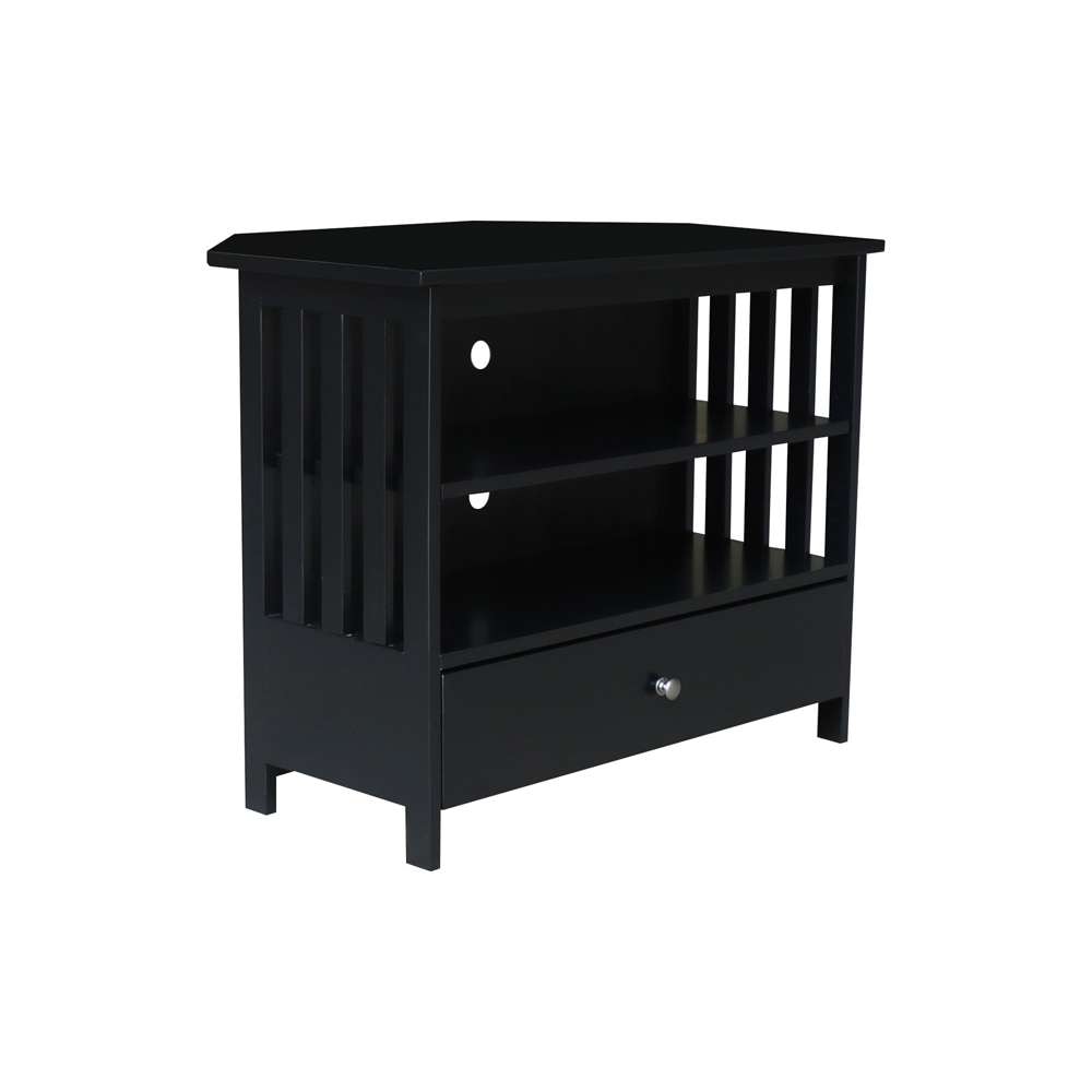 International Concepts - Mission Corner Tv Stand in Black Finish - TV46-27 veiw 6