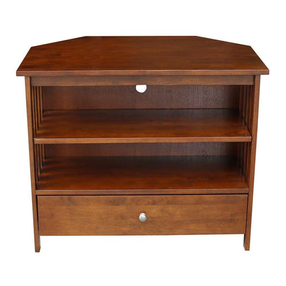 International Concepts - Mission Corner Tv Stand in Espresso Finish - TV581-27 veiw 2