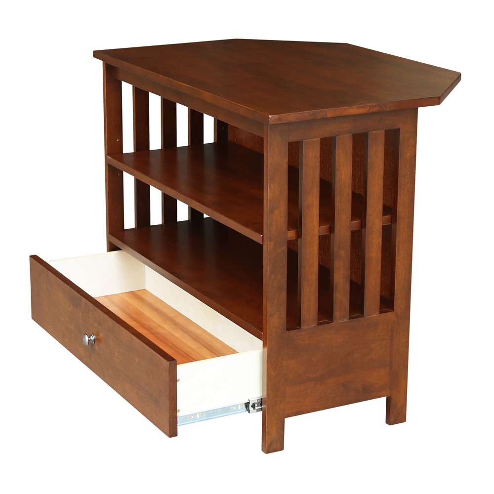 International Concepts - Mission Corner Tv Stand in Espresso Finish - TV581-27 veiw 4