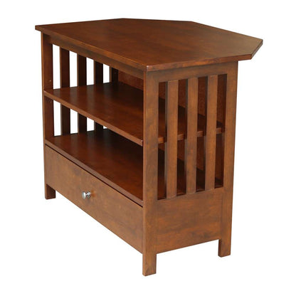 International Concepts - Mission Corner Tv Stand in Espresso Finish - TV581-27 veiw 5