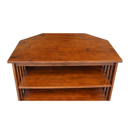 International Concepts - Mission Corner Tv Stand in Espresso Finish - TV581-27 veiw 7