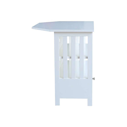 International Concepts - Mission Corner Tv Stand in White Finish - TV08-27 veiw 3