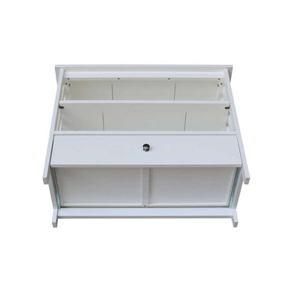International Concepts - Mission Corner Tv Stand in White Finish - TV08-27 veiw 6