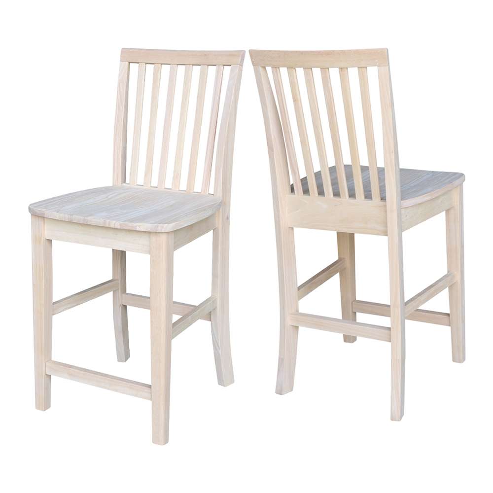 International Concepts - Mission Counter Height Stool - 24inSH  - 265-24 veiw 5