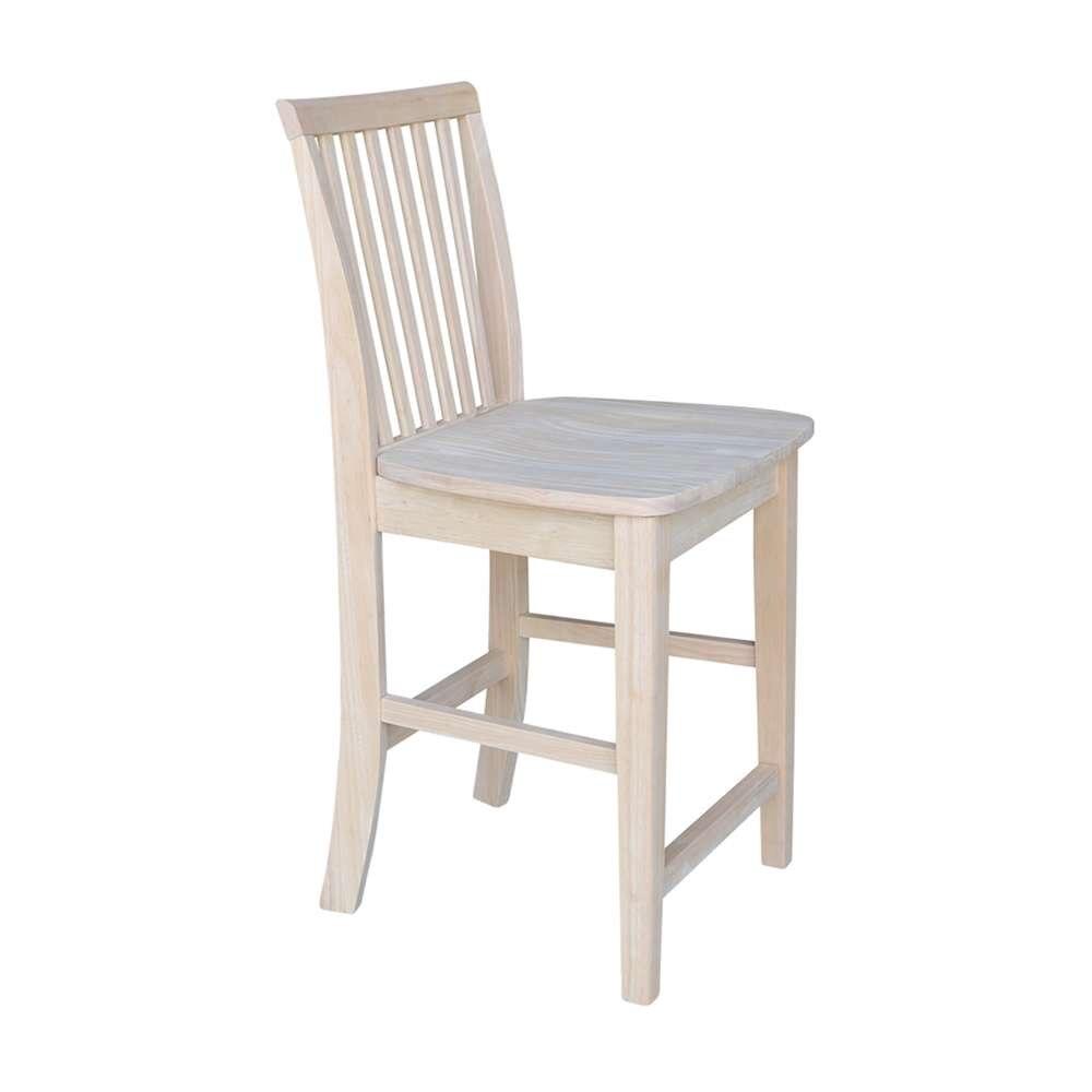 International Concepts - Mission Counter Height Stool - 24inSH  - 265-24 veiw 7