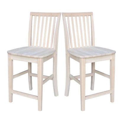 International Concepts - Mission Counter Height Stool - 24inSH  - 265-24 veiw 8