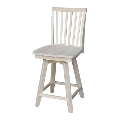 International Concepts - Mission Counter Height Stool - 24inSH  - S-262SW veiw 1