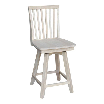 International Concepts - Mission Counter Height Stool - 24inSH  - S-262SW veiw 3