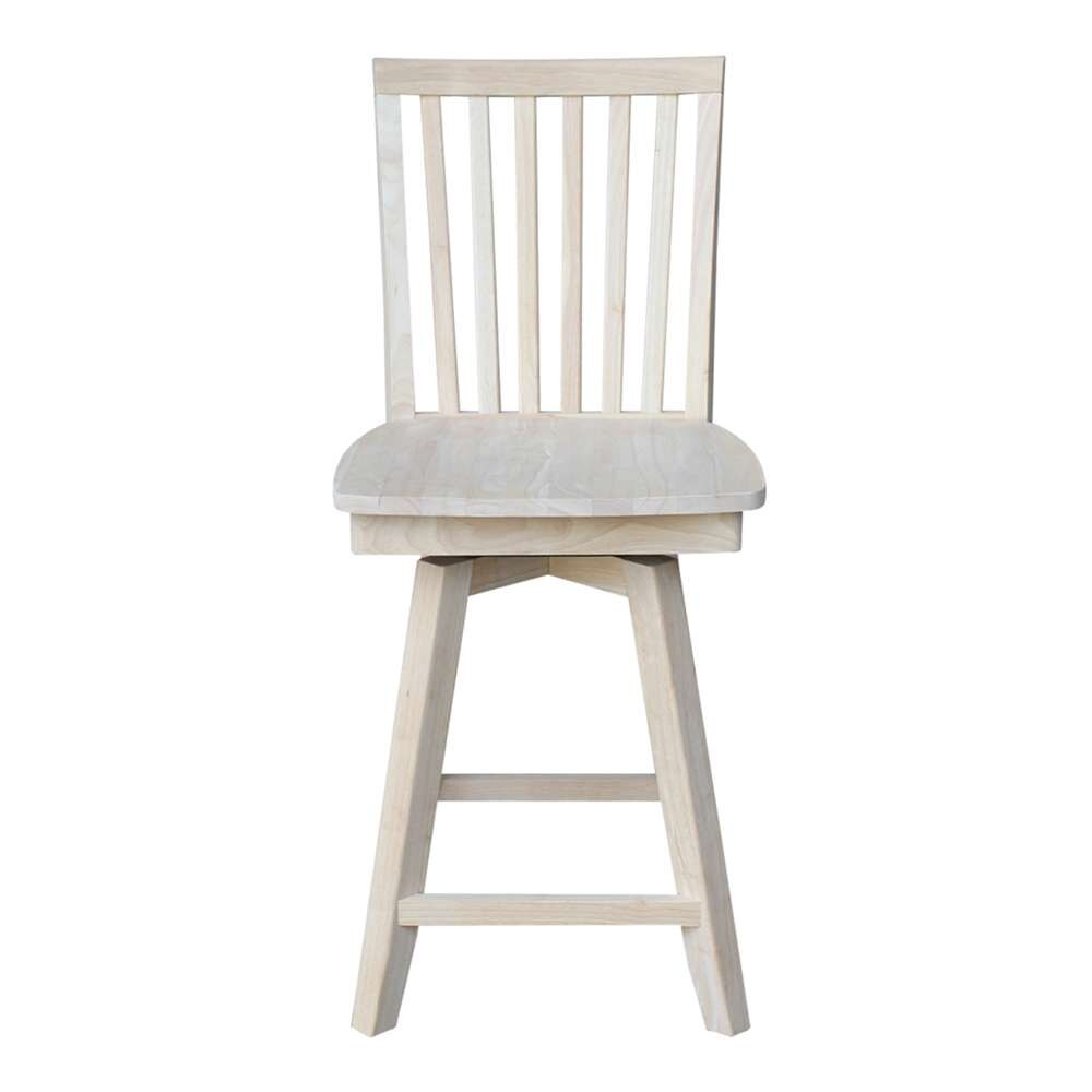 International Concepts - Mission Counter Height Stool - 24inSH  - S-262SW veiw 5