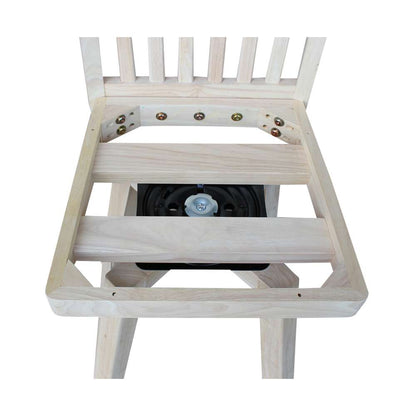 International Concepts - Mission Counter Height Stool - 24inSH  - S-262SW veiw 6