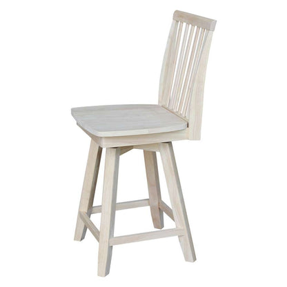 International Concepts - Mission Counter Height Stool - 24inSH  - S-262SW veiw 7