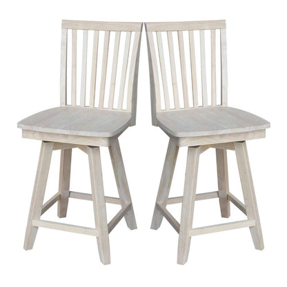 International Concepts - Mission Counter Height Stool - 24inSH  - S-262SW veiw 8