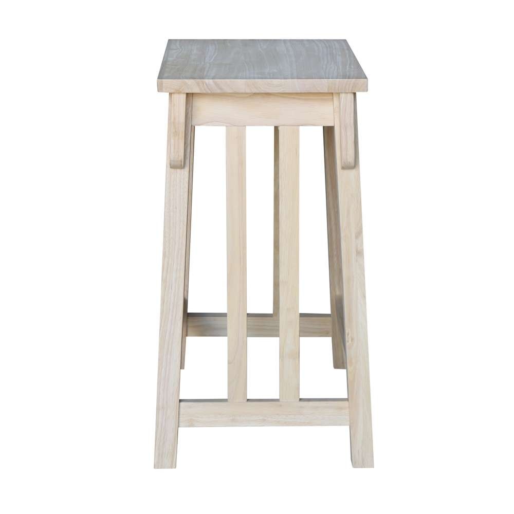 International Concepts - Mission Counter Height Stool - 24inSH  - S-324 veiw 4
