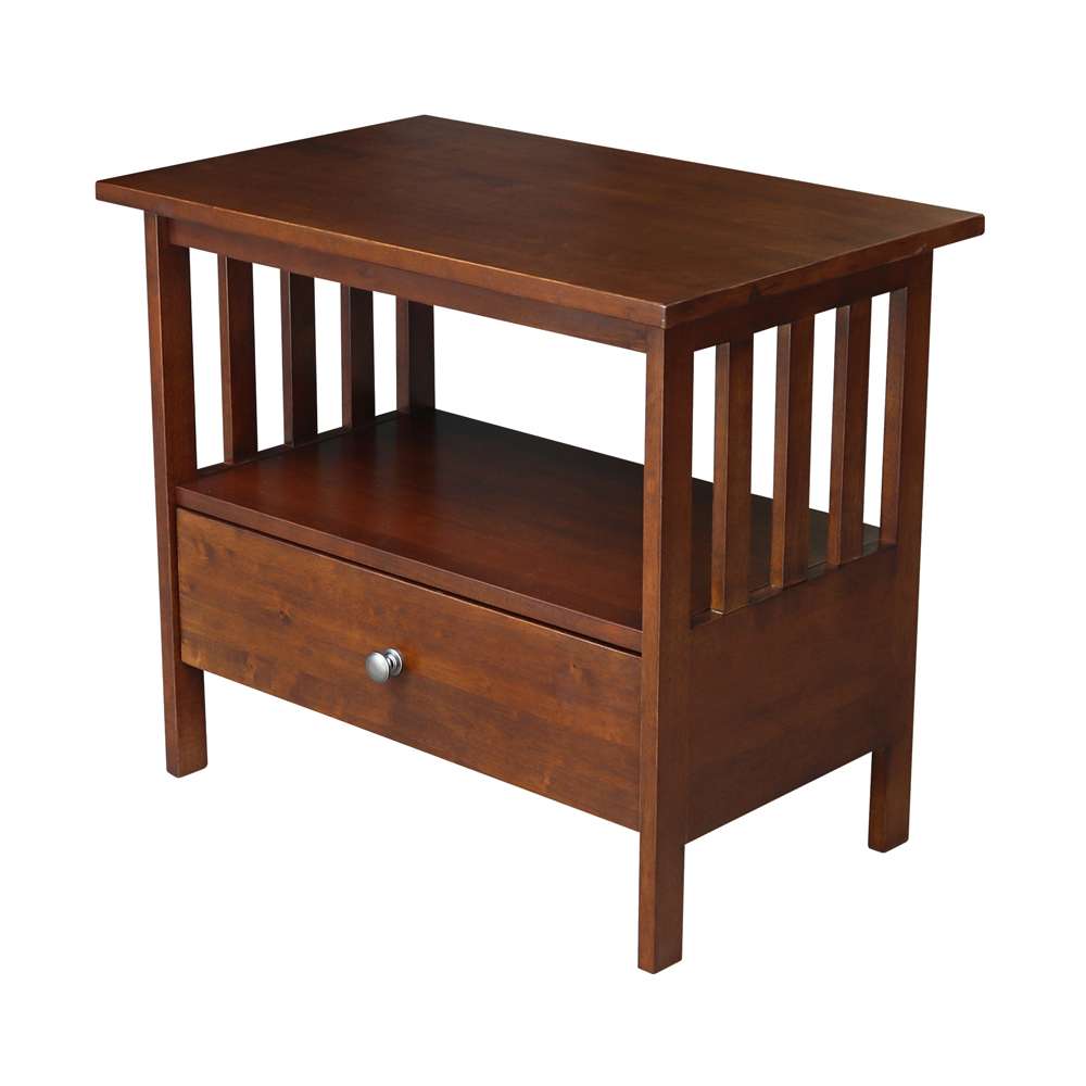 International Concepts - Mission Entertainment / Tv Stand - 28in in Espresso Finish - TV581-28 veiw 1