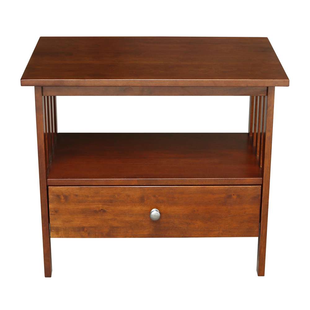 International Concepts - Mission Entertainment / Tv Stand - 28in in Espresso Finish - TV581-28 veiw 2