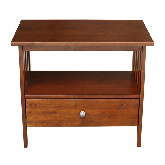 International Concepts - Mission Entertainment / Tv Stand - 28in in Espresso Finish - TV581-28 veiw 2