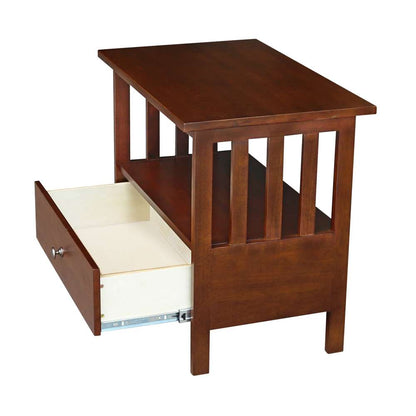 International Concepts - Mission Entertainment / Tv Stand - 28in in Espresso Finish - TV581-28 veiw 4
