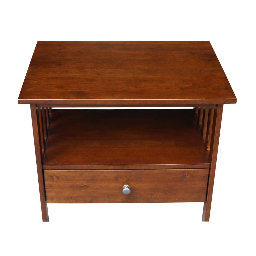 International Concepts - Mission Entertainment / Tv Stand - 28in in Espresso Finish - TV581-28 veiw 7