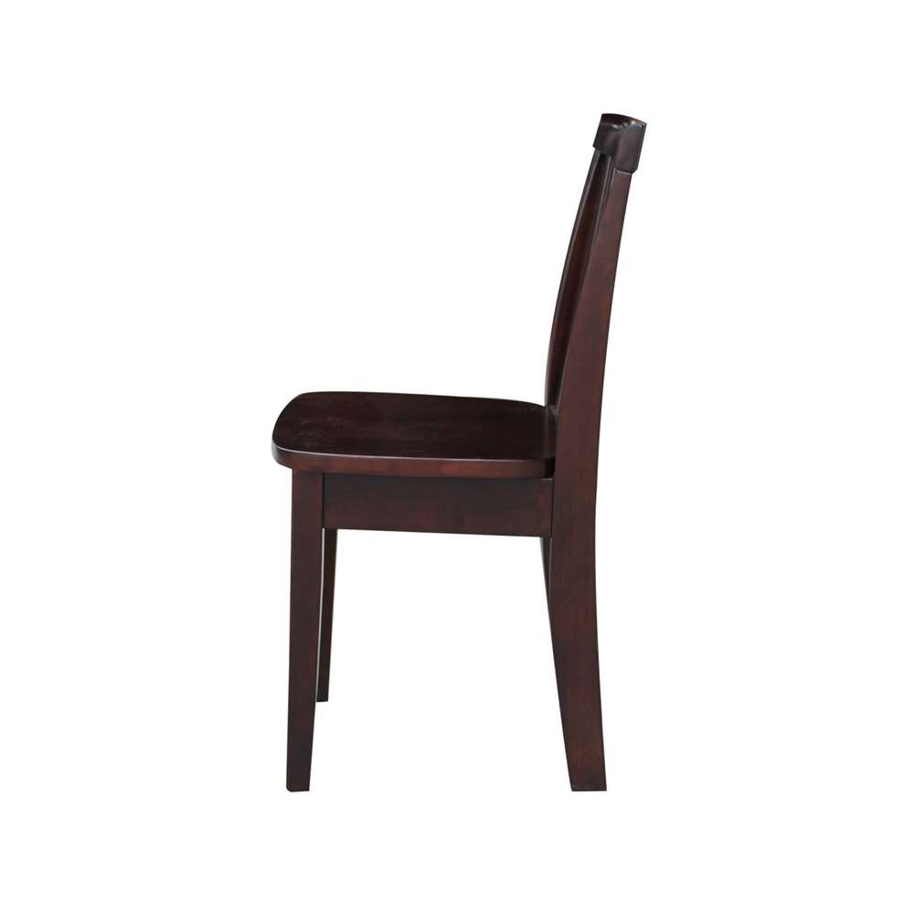 International Concepts - Mission Juvenile Chair in Rich Mocha Finish (Set of 2) - CC15-263P veiw 7