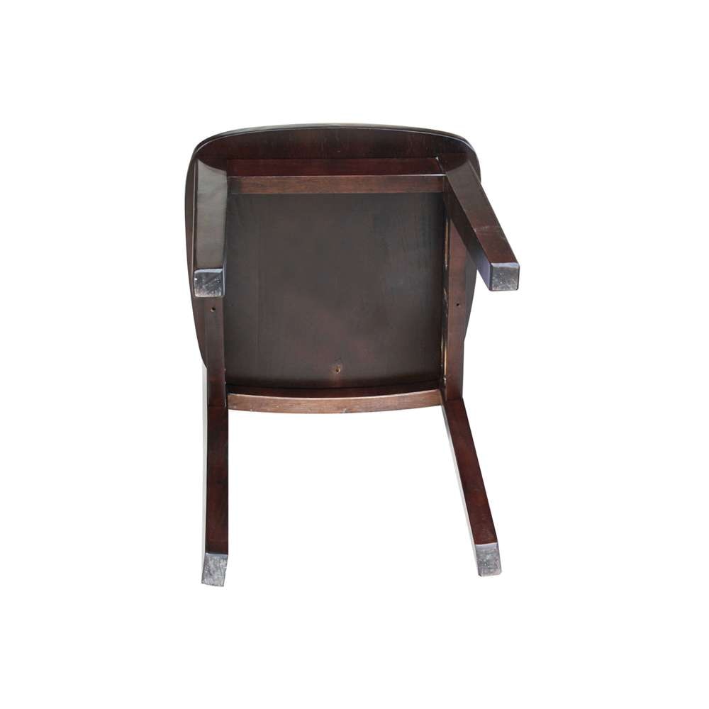 International Concepts - Mission Juvenile Chair in Rich Mocha Finish (Set of 2) - CC15-263P veiw 9